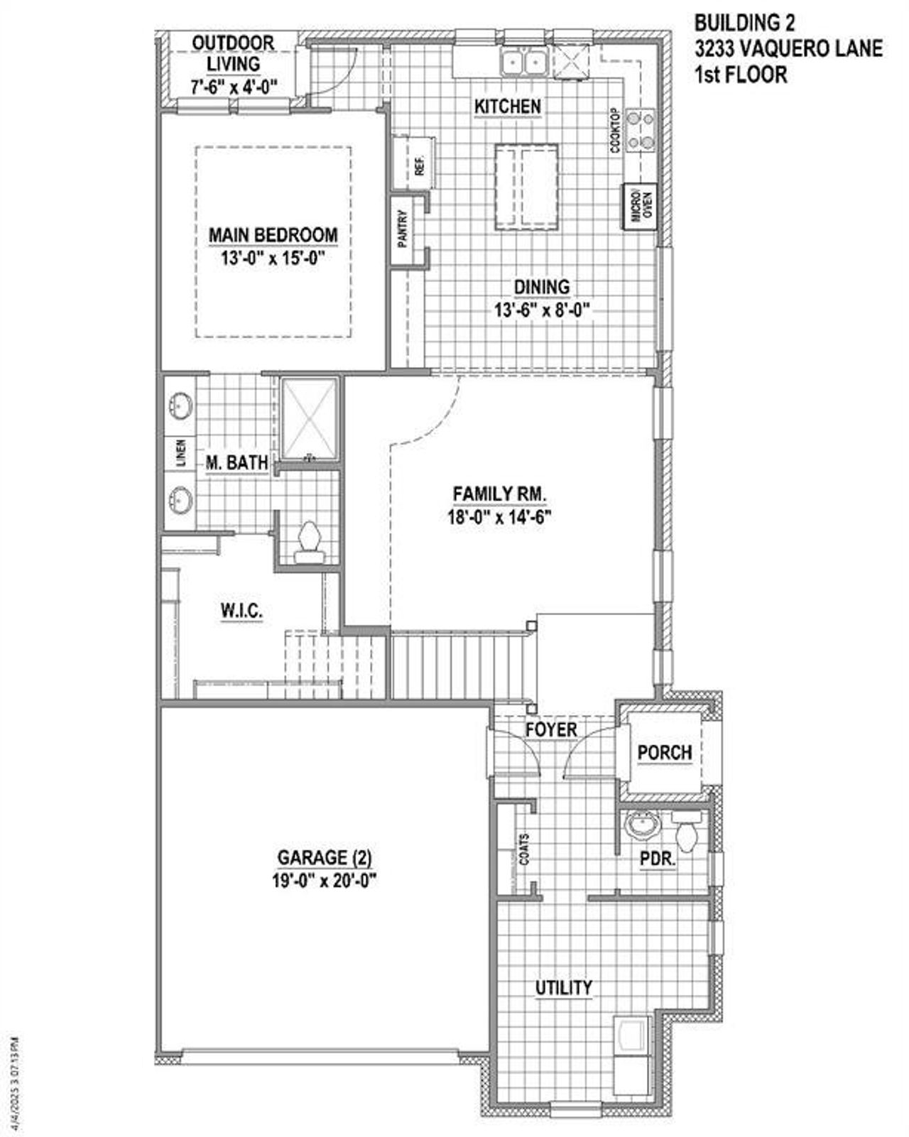 1st Level Floor Plan