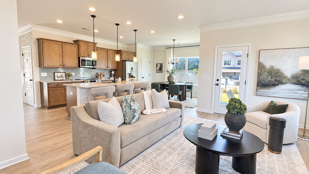 Furnished interior view inside a new home in Meadowbrook, Cartersville (Image 2).