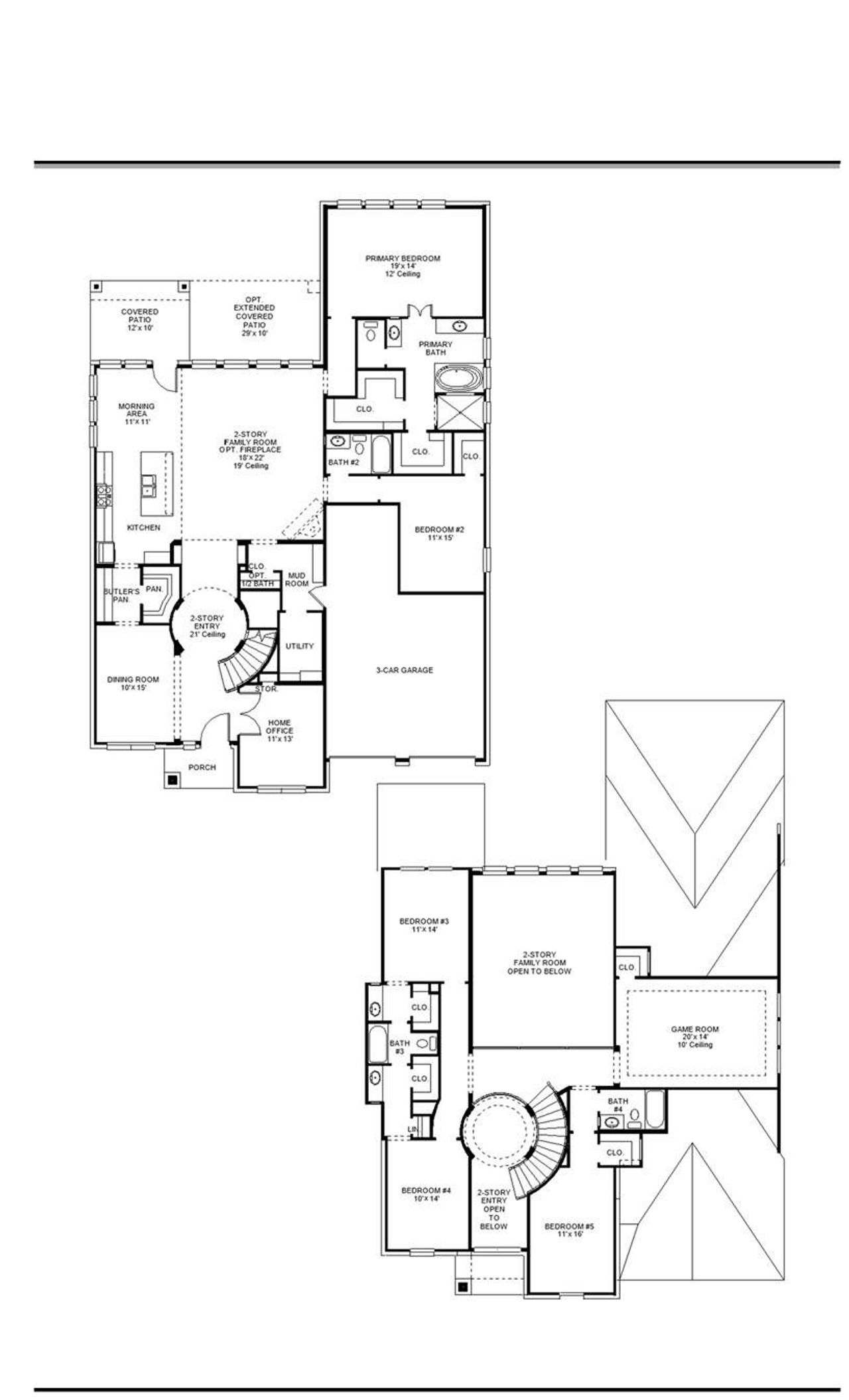2D floor plan layout of this home in Juniper Springs, Lockhart, TX (Image 2).
