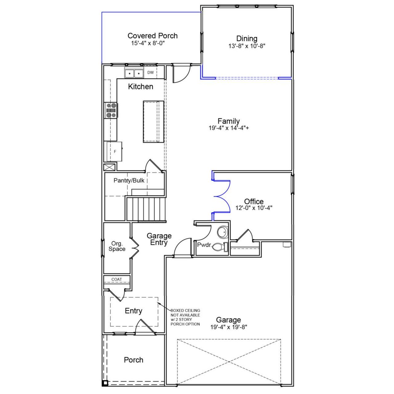 2D floor plan layout of this home in Sweetbrier, Durham, NC (Image 2).