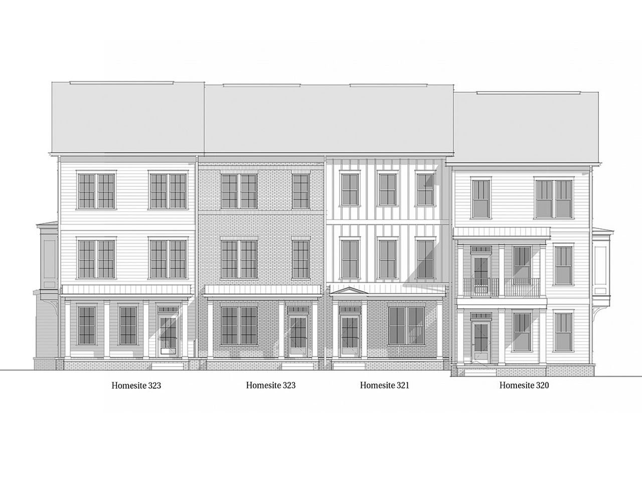 Westbrook 22 and Highland 20 Townhomes at Tollgate Village