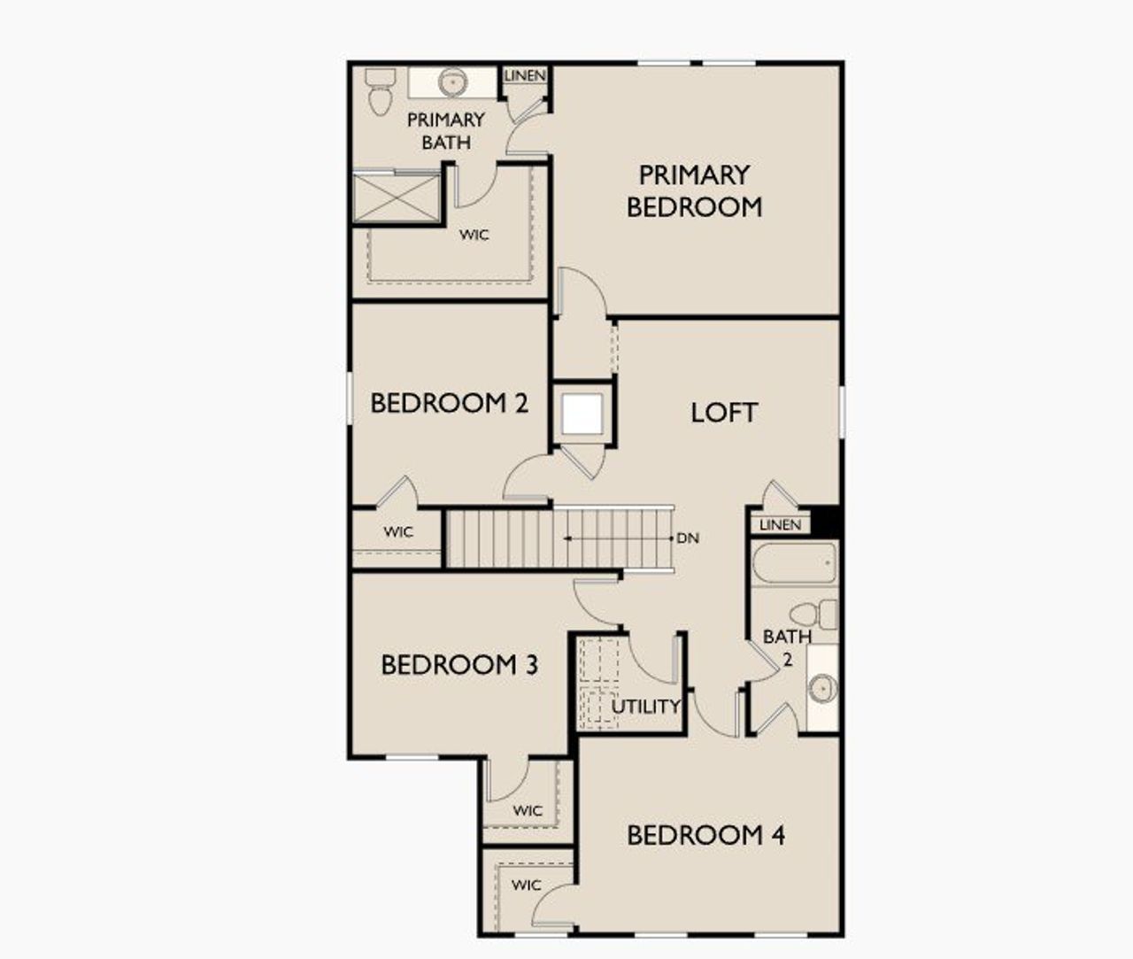 2D floor plan layout of this home in Coyote Meadows, Anna, TX (Image 2). 2D floor plan layout of this home in Coyote Meadows, Anna, TX (Image 2).