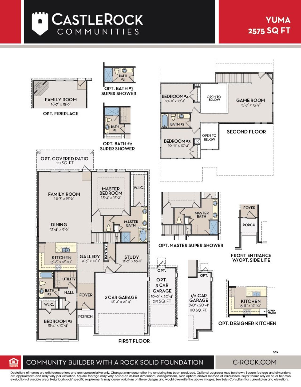 2D floor plan layout of this home in Ashland, Angleton, TX (Image 2).