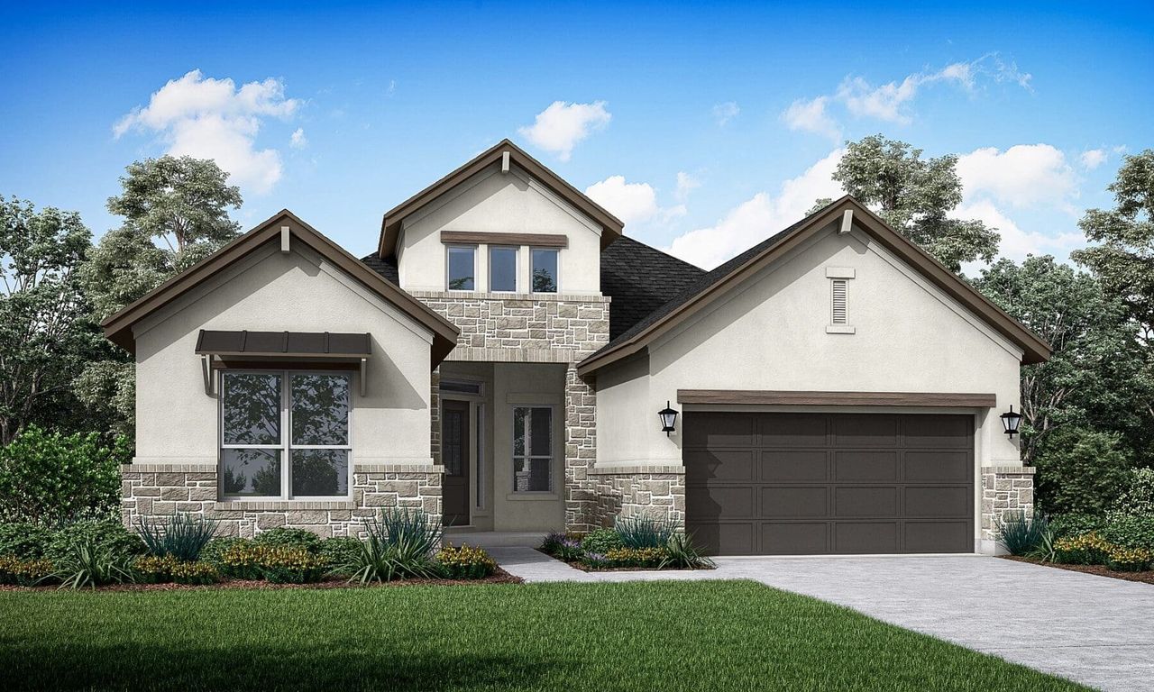 Madrid Floor Plan in Audubon 60's, Magnolia | Sitterle Homes Elevation H