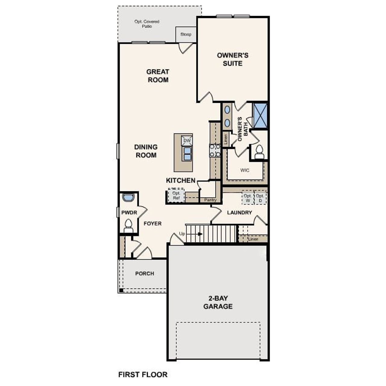 2D floor plan layout of this home in Pinnacle at Cottonwood Creek, San Marcos, TX (Image 2). 2D floor plan layout of this home in Pinnacle at Cottonwood Creek, San Marcos, TX (Image 2).