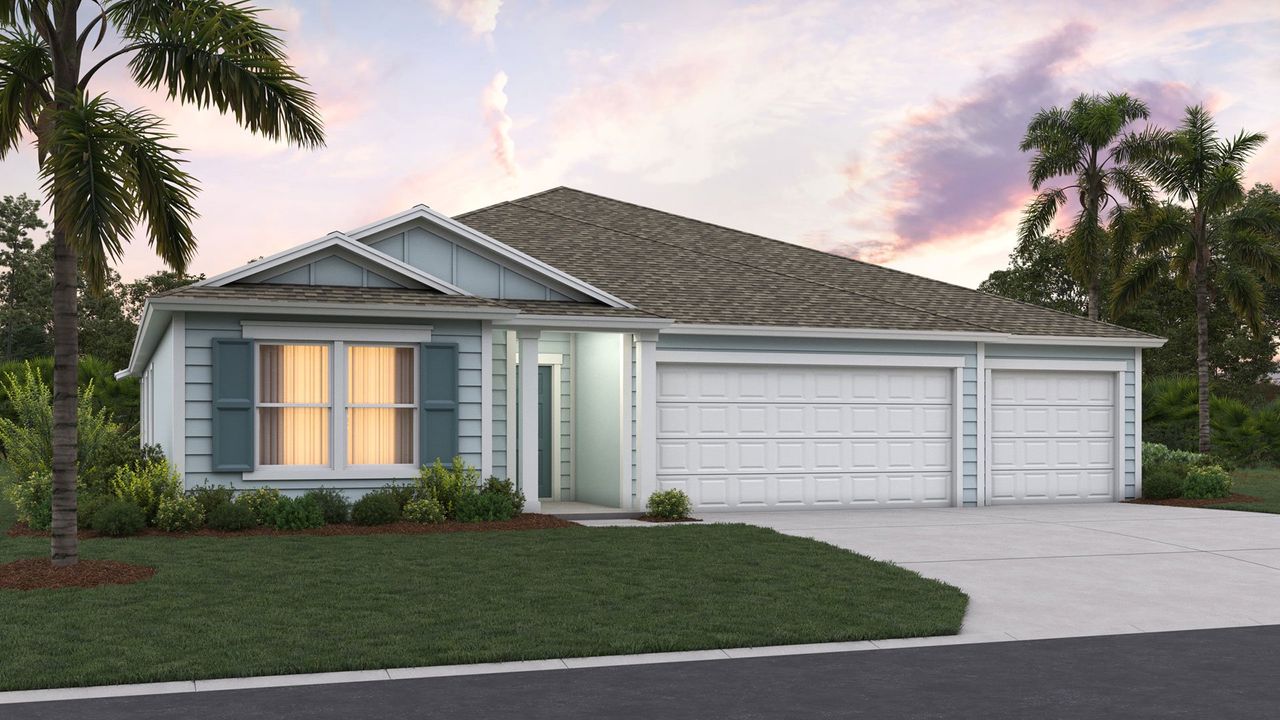 Representative exterior photo of a completed home built from the Covington+ by D.R. Horton in The Arbors, Jacksonville, FL (Image 2).