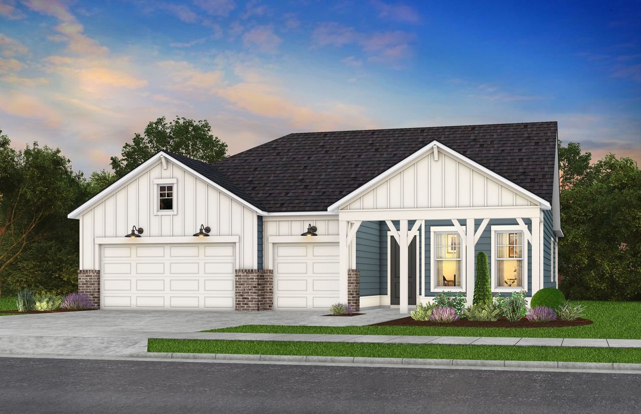 Representative exterior photo of a completed home built from the Anniston - Marshfront by Pulte Homes in Fiddler's Cove, Kingsland, GA (Image 2).