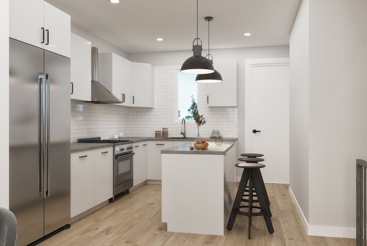 Representative furnished interior of a home built from the The Lupton by Holden Barnett in Noble Place, Raleigh (Image 2).