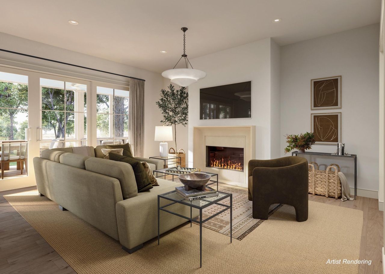 Furnished interior view inside a new home in , Charleston (Image 2).
