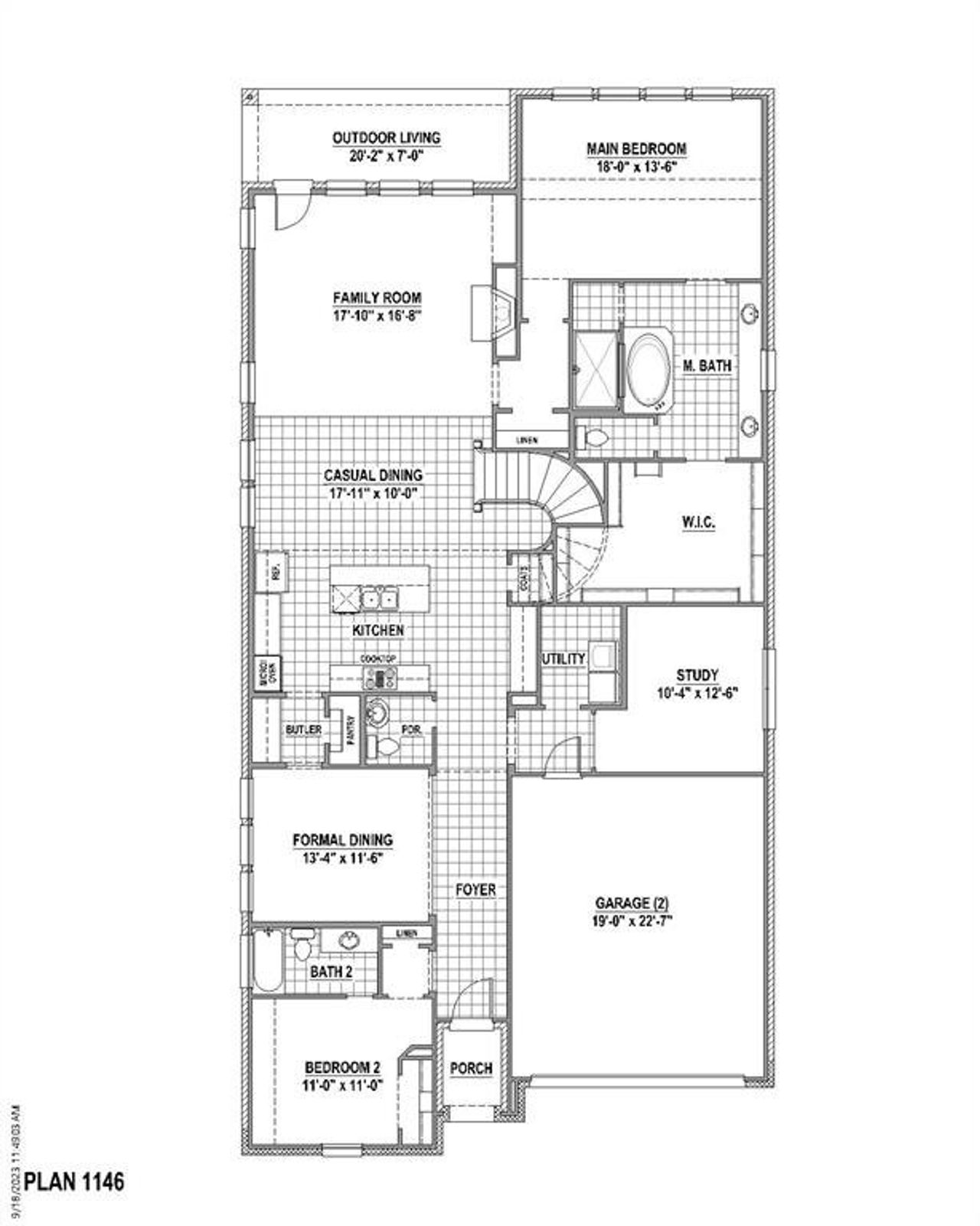 1st Level Floor Plan