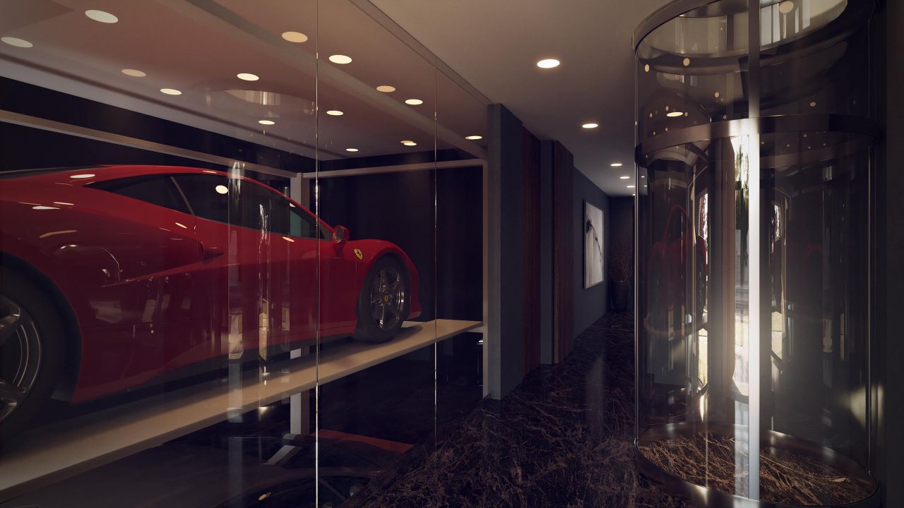 Rendered Interior Foyer