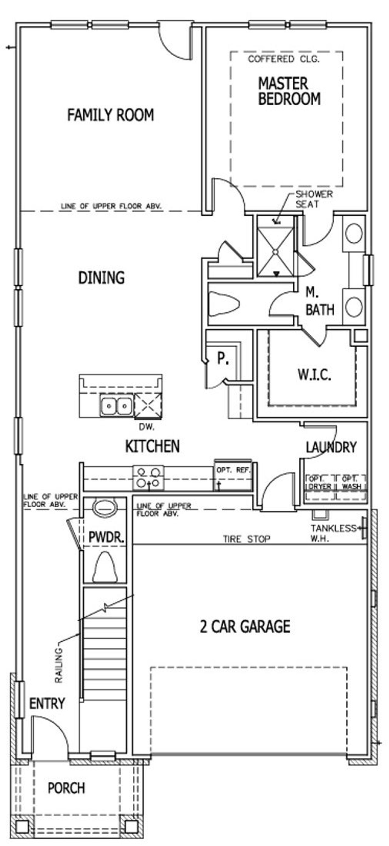 2D floor plan layout of this home in Avondale, San Antonio, TX (Image 2).