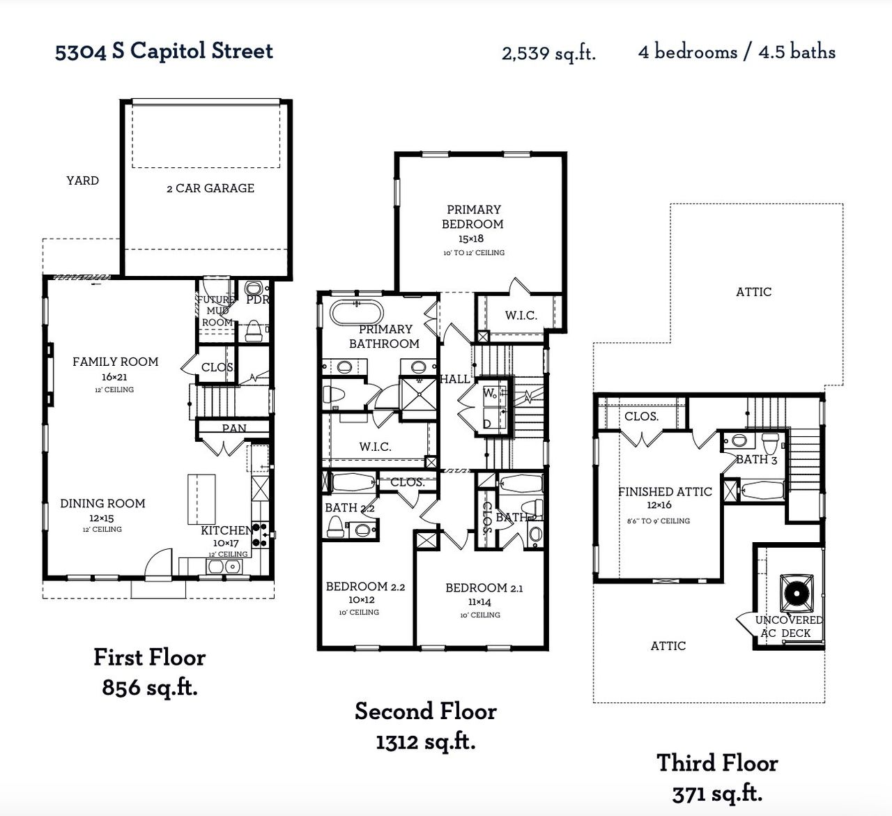 2D floor plan layout of this home in Eastwood Green, Houston, TX (Image 2). 2D floor plan layout of this home in Eastwood Green, Houston, TX (Image 2).