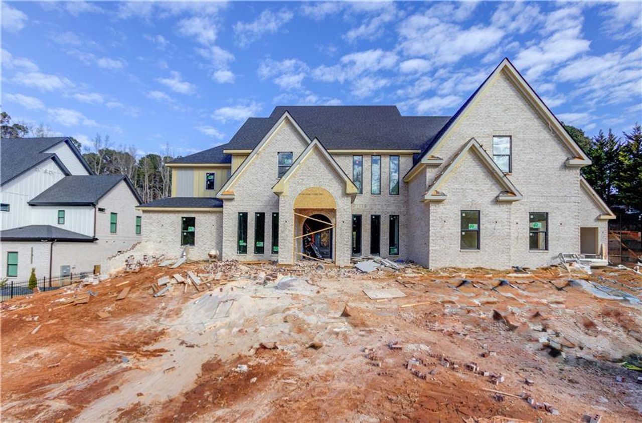 In-progress construction of a new home in , Lawrenceville, GA (Image 2).