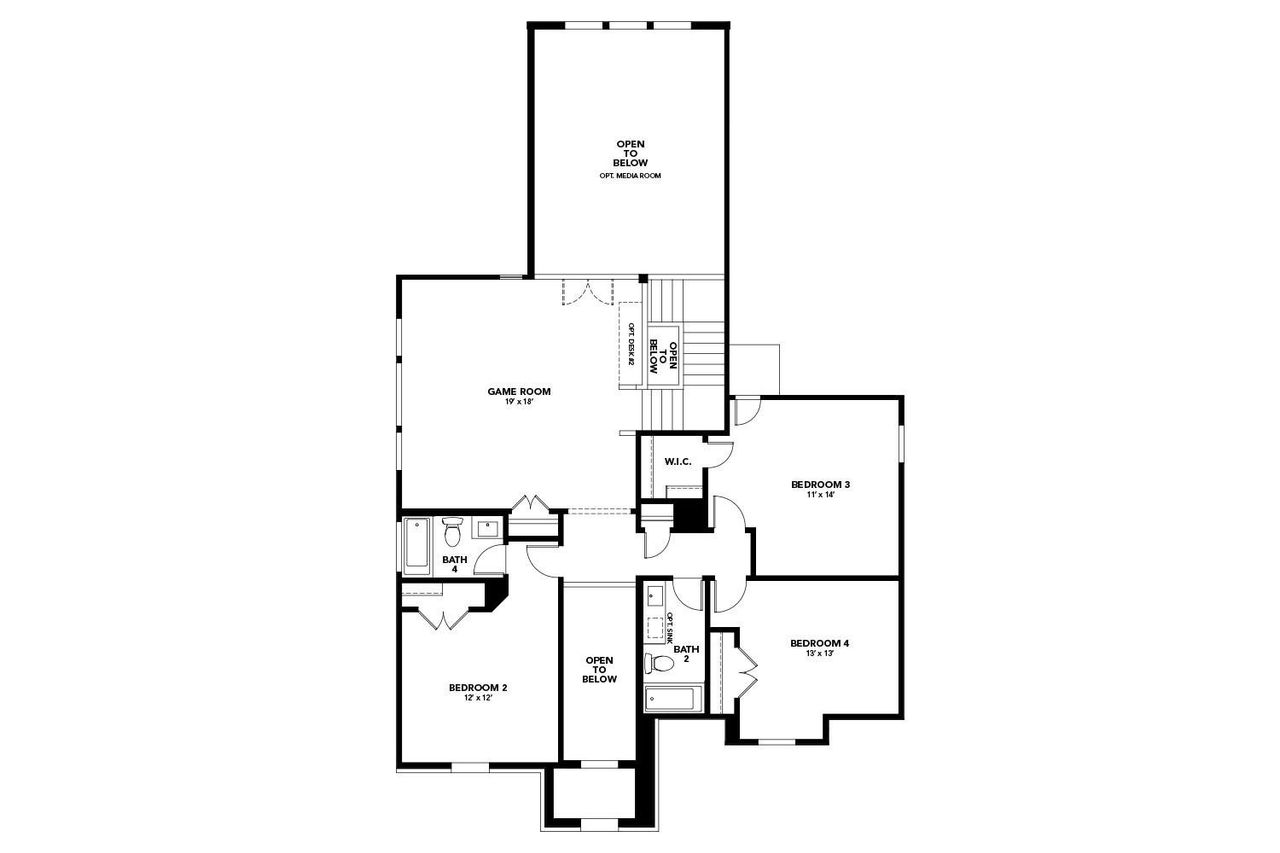 2D floor plan layout of this home in , Elgin, TX (Image 2). 2D floor plan layout of this home in , Elgin, TX (Image 2).