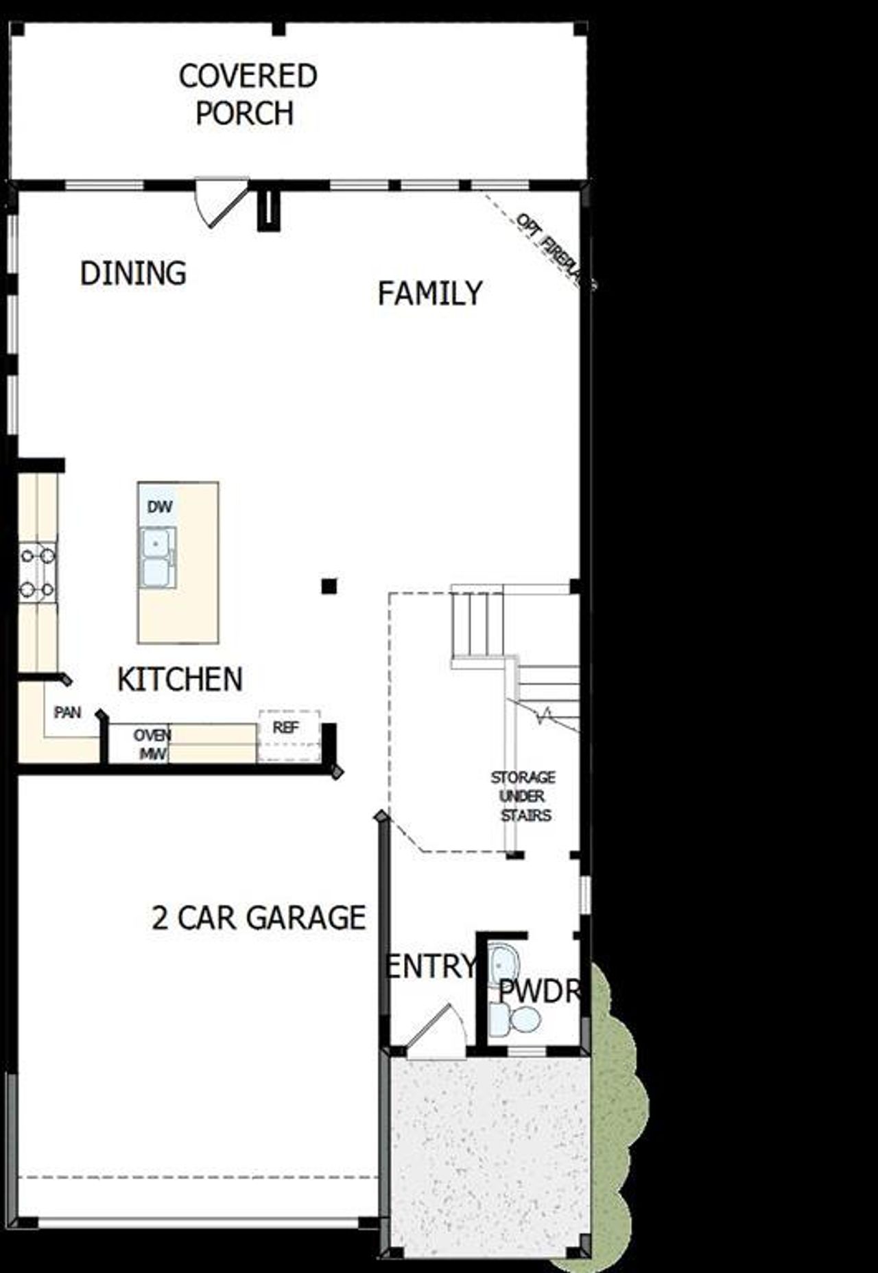 2D floor plan layout of this home in Solterra - Garden Series, Mesquite, TX (Image 2). 2D floor plan layout of this home in Solterra - Garden Series, Mesquite, TX (Image 2).