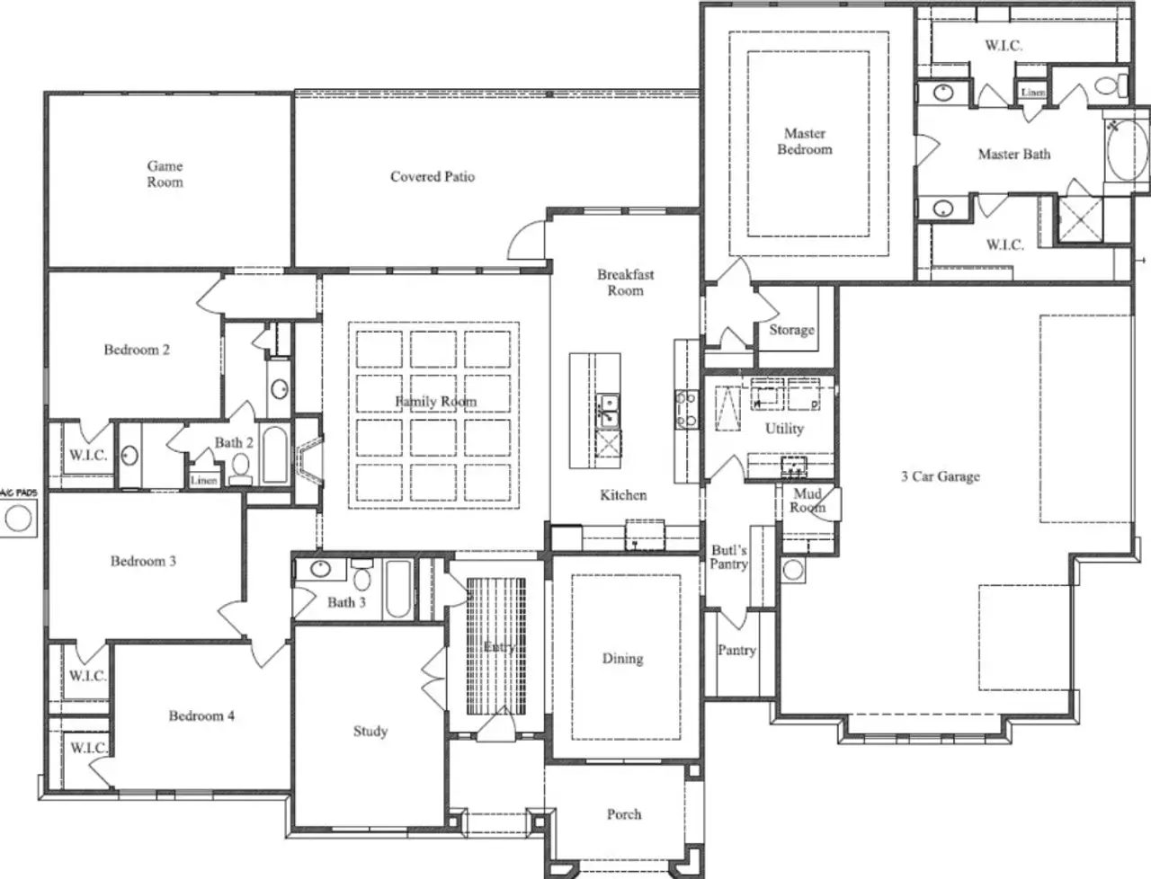 Image 2 representing the 3494 by Texas Homes in Legend Park, Castroville, TX.