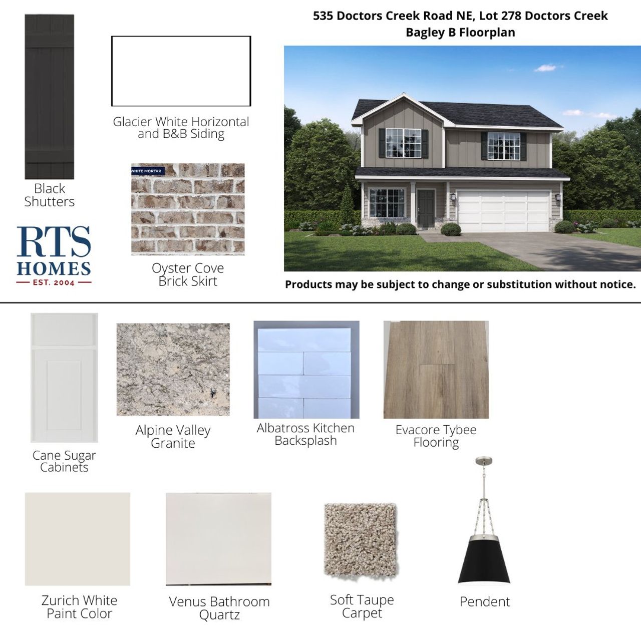 2D floor plan layout of this home in Doctor's Creek, Ludowici, GA (Image 2).