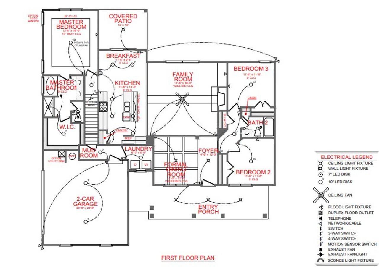 2D floor plan layout for the Benson A by Freedom Home Builders in Piney Woods, Newnan, GA (Image 2).