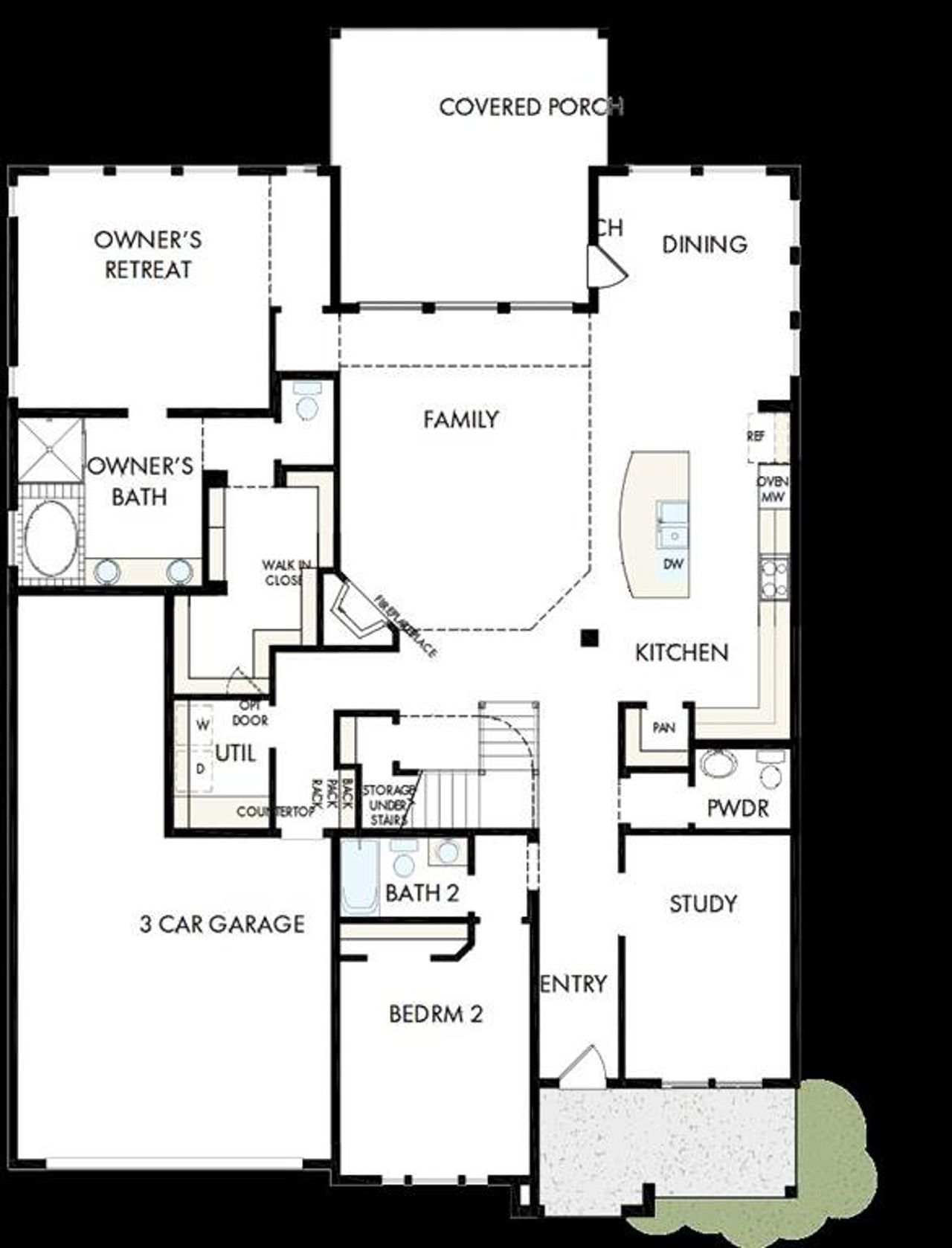 View of floor plan / room layout