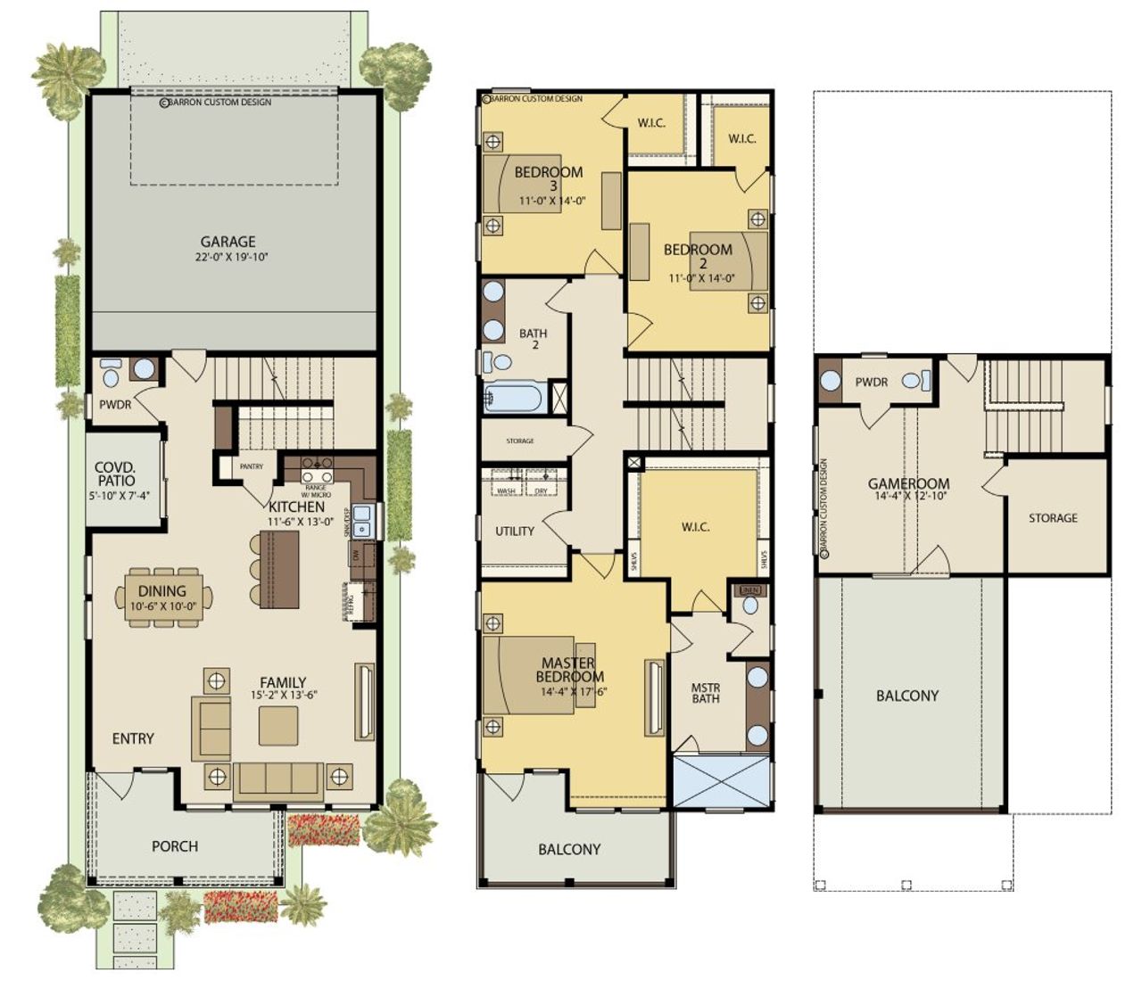 2D floor plan layout for the 2180 by Wes Peoples Homes in Town Creek, New Braunfels, TX (Image 2).