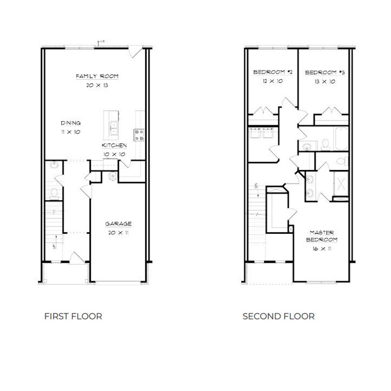 2D floor plan layout for the Finnegan by Southeastern Building Corporation in The Grove at Kennesaw Farms, Gallatin, TN (Image 2). 2D floor plan layout for the Finnegan by Southeastern Building Corporation in The Grove at Kennesaw Farms, Gallatin, TN (Image 2).