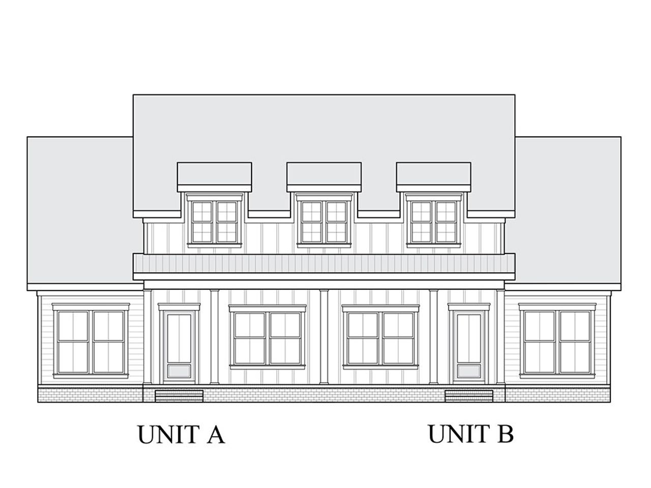 Jasper Elevation B, Units A & B
