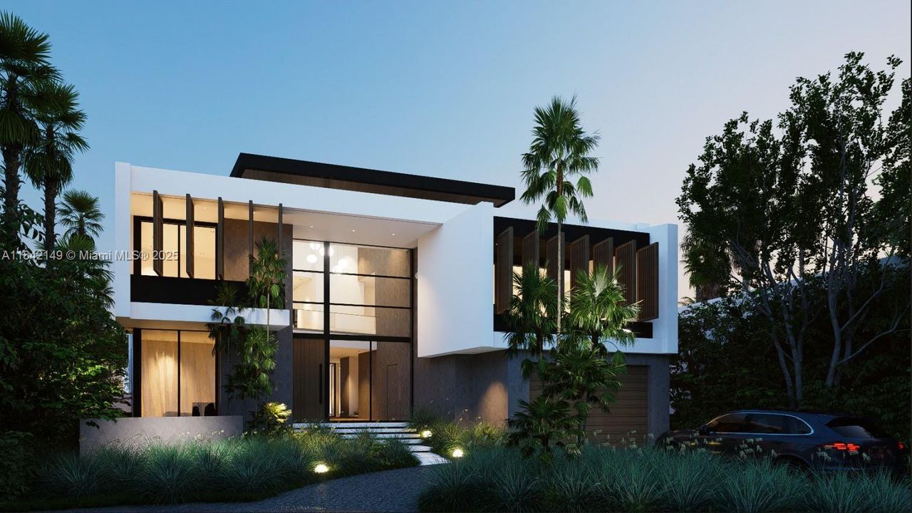 Front exterior of a new home in , North Miami Beach, FL, highlighting curb appeal (Image 2).