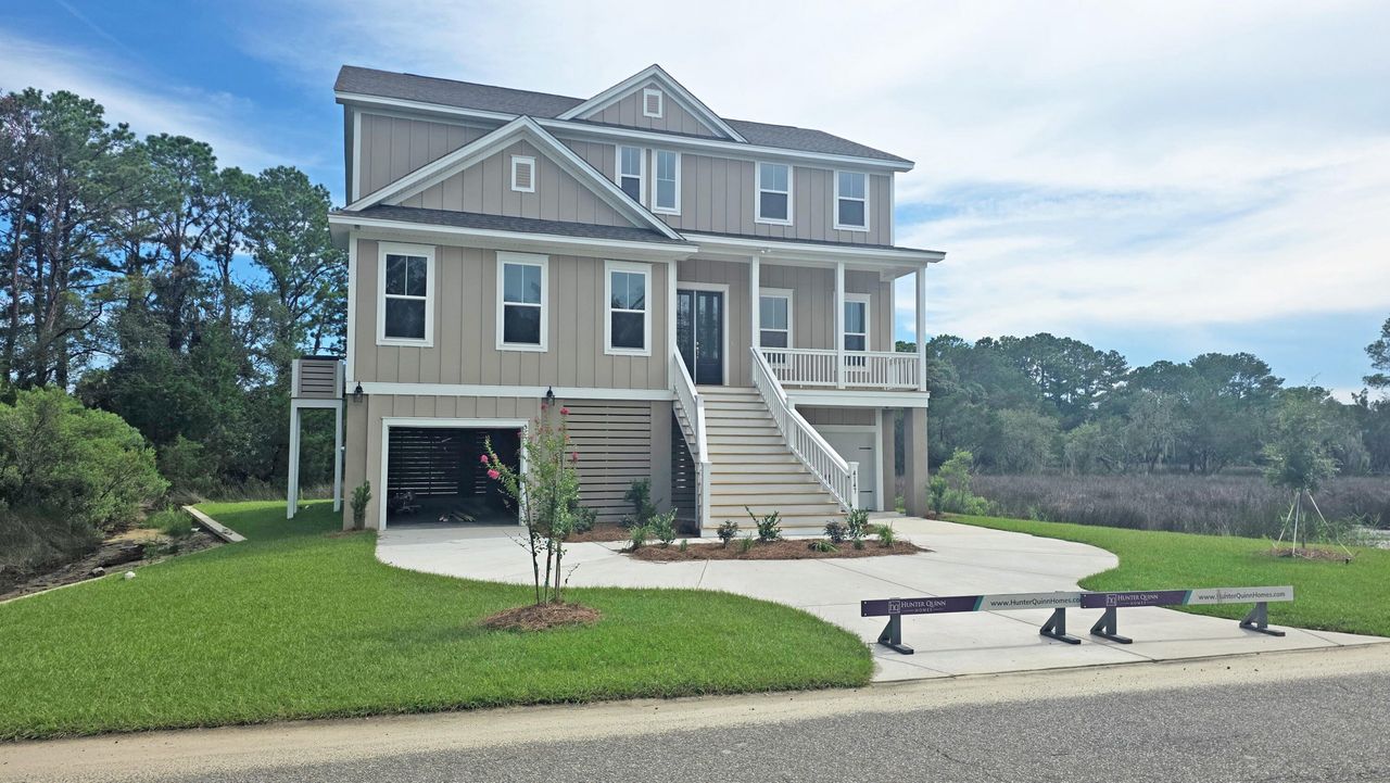 Front exterior of a new home in , Mount Pleasant, SC, highlighting curb appeal (Image 2).