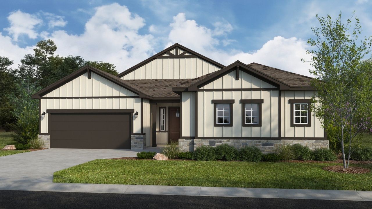 Representative exterior photo of a completed home built from the Ocotillo by Hakes Brothers in Allison Estates, Mcallen, TX (Image 2).
