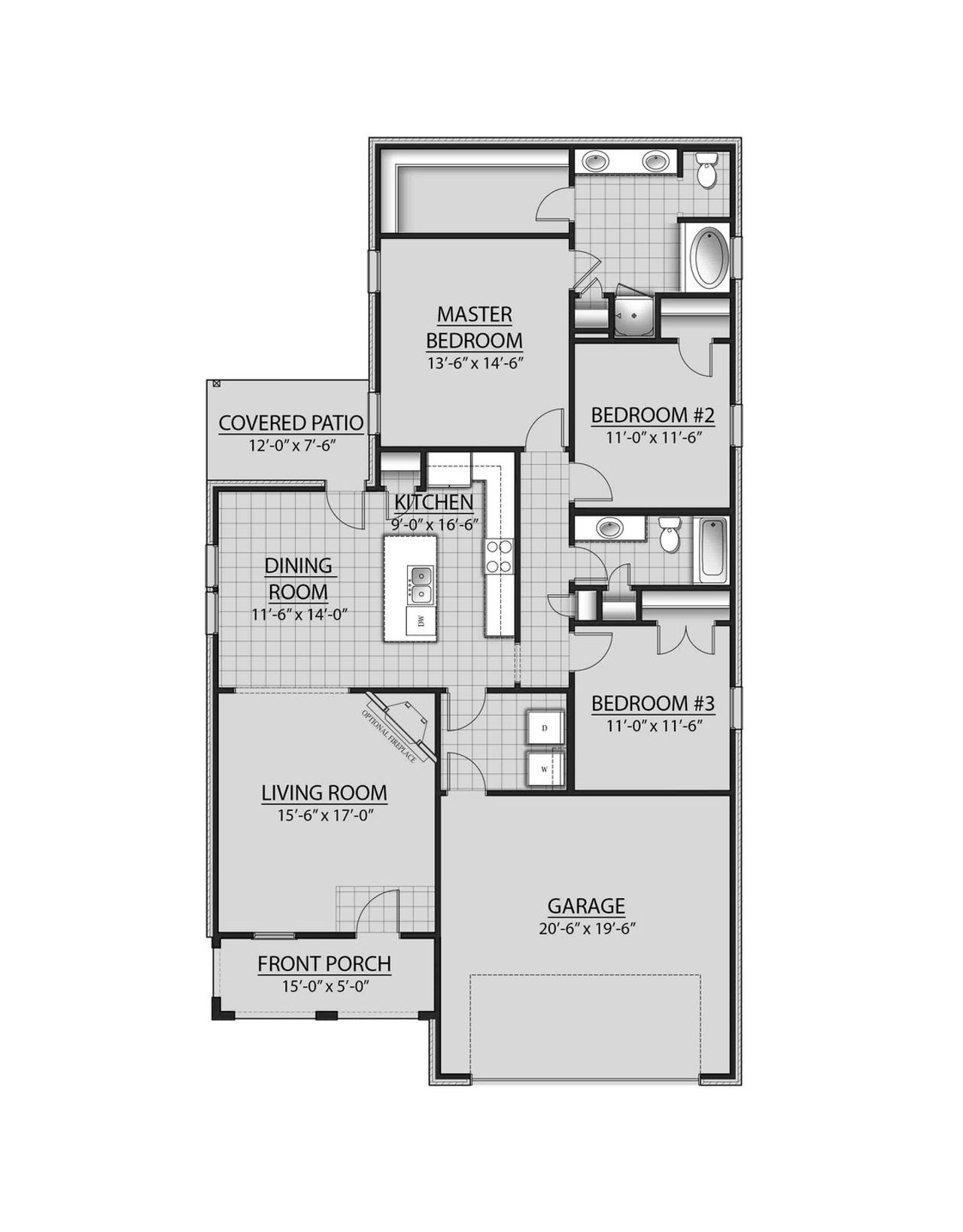 Frazier V G - Open Floor Plan - DSLD Homes Frazier V G - Open Floor Plan - DSLD Homes