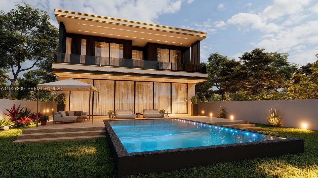 Exterior details and patio area of a home in , Delray Beach (Image 2).