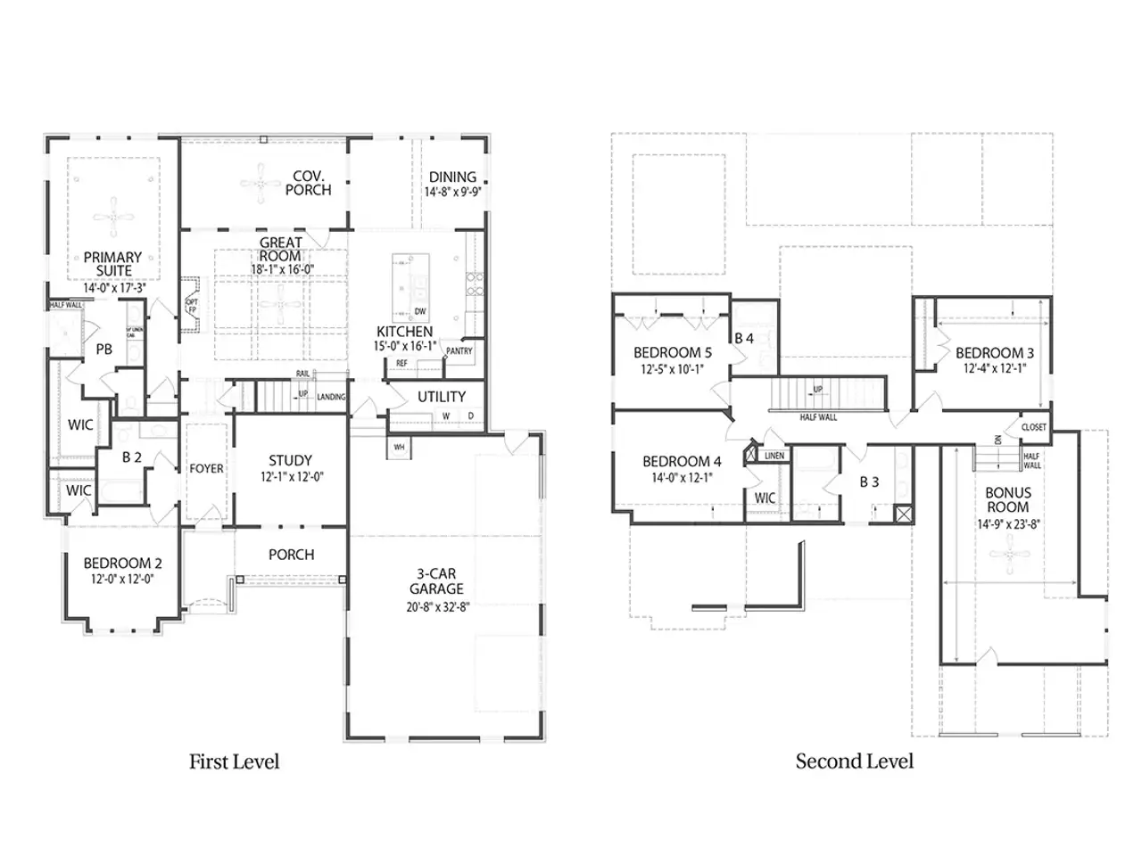 Tolbert II Floor Plans, Lot 302, 7305 Lake Rd., Fairview, TN