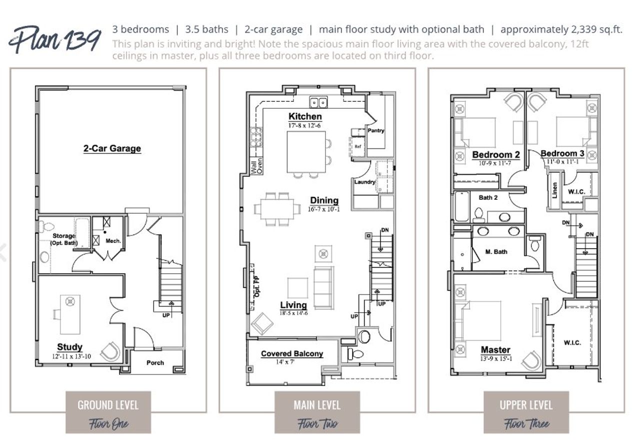 2D floor plan layout for the The 139 Plan by Remington Homes in Superior, Superior, CO (Image 2). 2D floor plan layout for the The 139 Plan by Remington Homes in Superior, Superior, CO (Image 2).