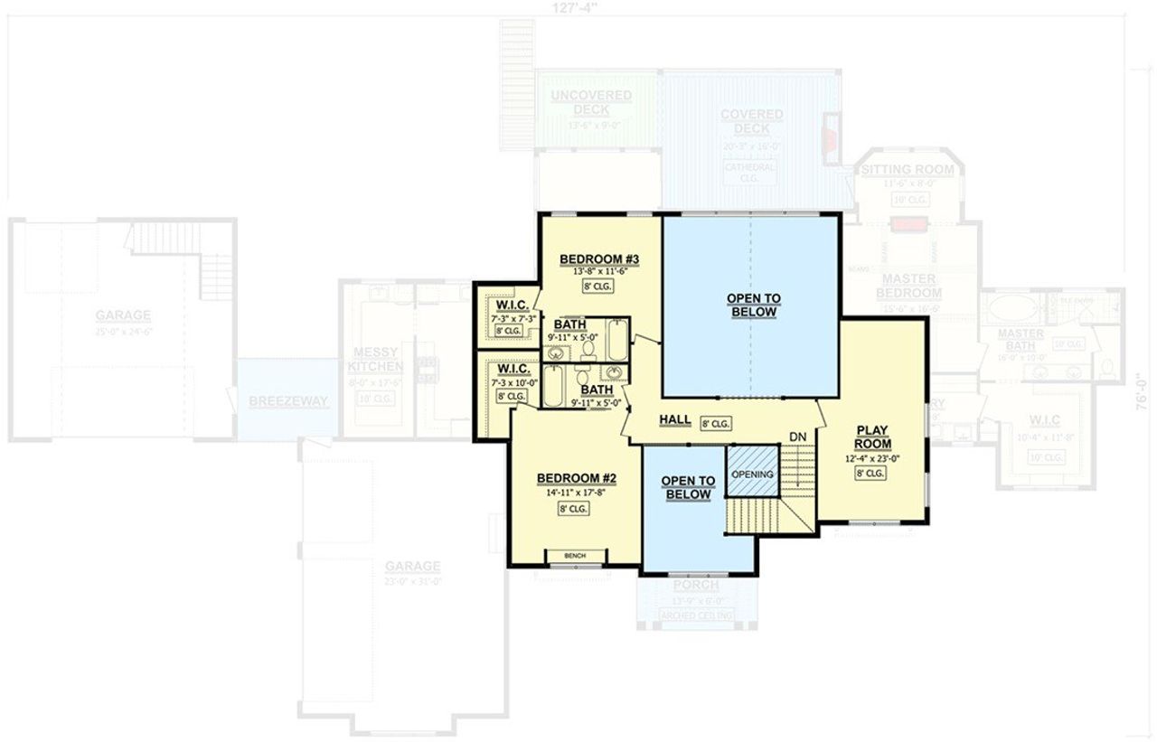 2D floor plan layout for the The Chestnut by Remington Custom Homes in Woodland Meadows, Fort Worth, TX (Image 2).