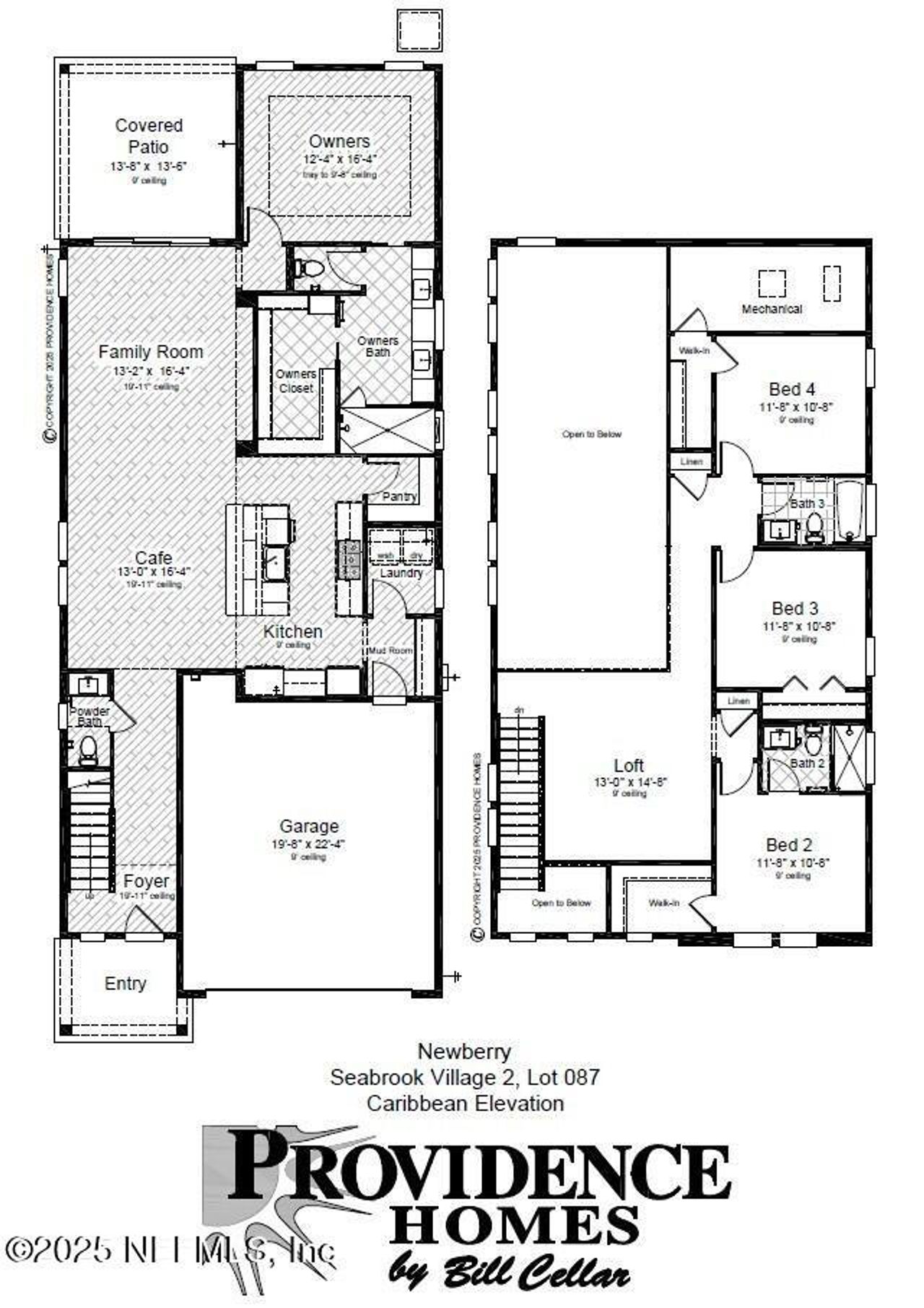 2D floor plan layout of this home in , Ponte Vedra, FL (Image 2).