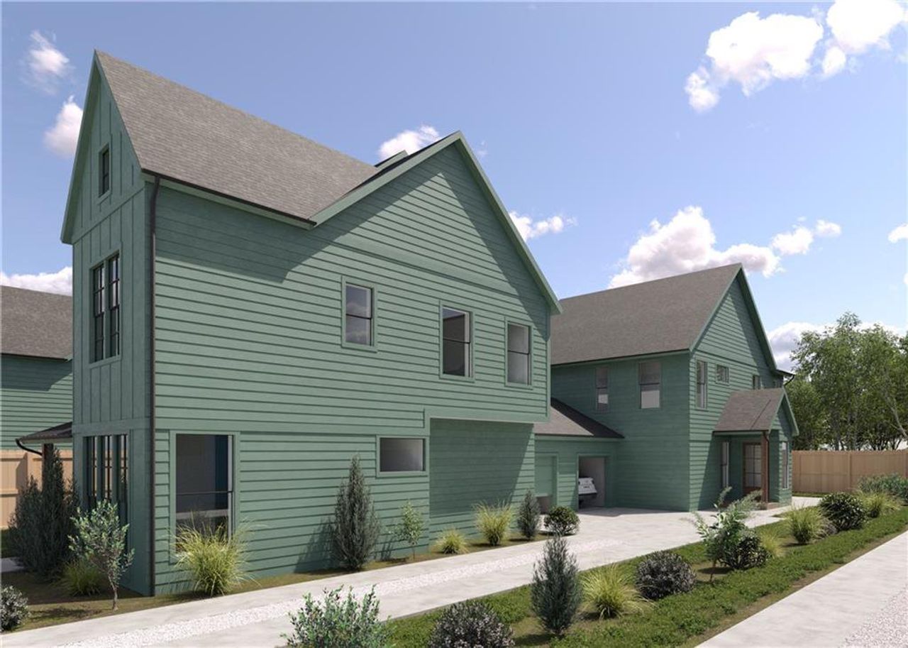 Front exterior of a new home in , Atlanta, GA, highlighting curb appeal (Image 2).