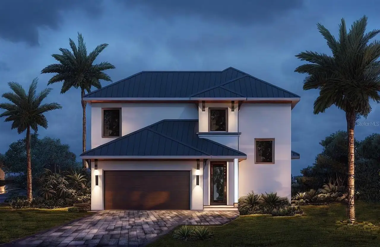 Front exterior of a new home in , Bradenton, FL, highlighting curb appeal (Image 2).