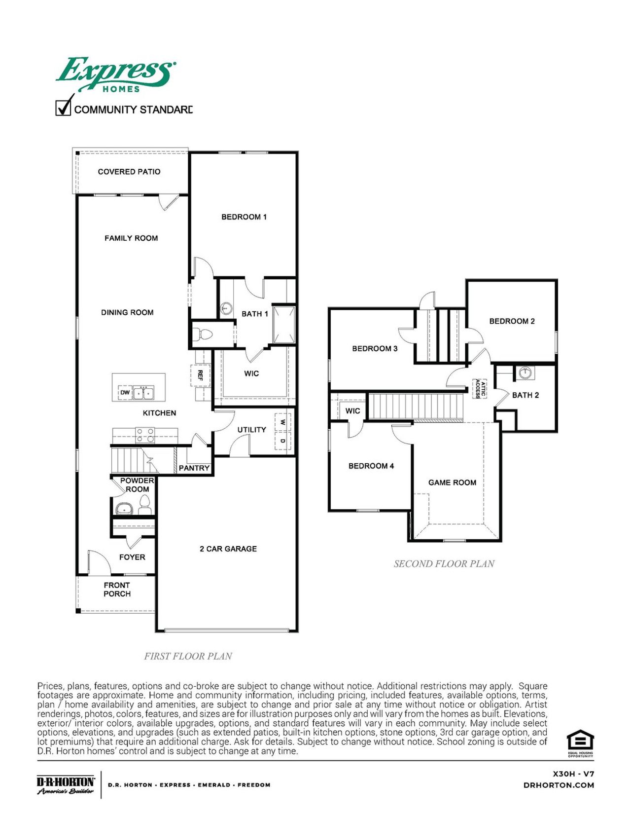 2D floor plan layout for the Hanna by D.R. Horton in Wildwood, Royse City, TX (Image 2). 2D floor plan layout for the Hanna by D.R. Horton in Wildwood, Royse City, TX (Image 2).