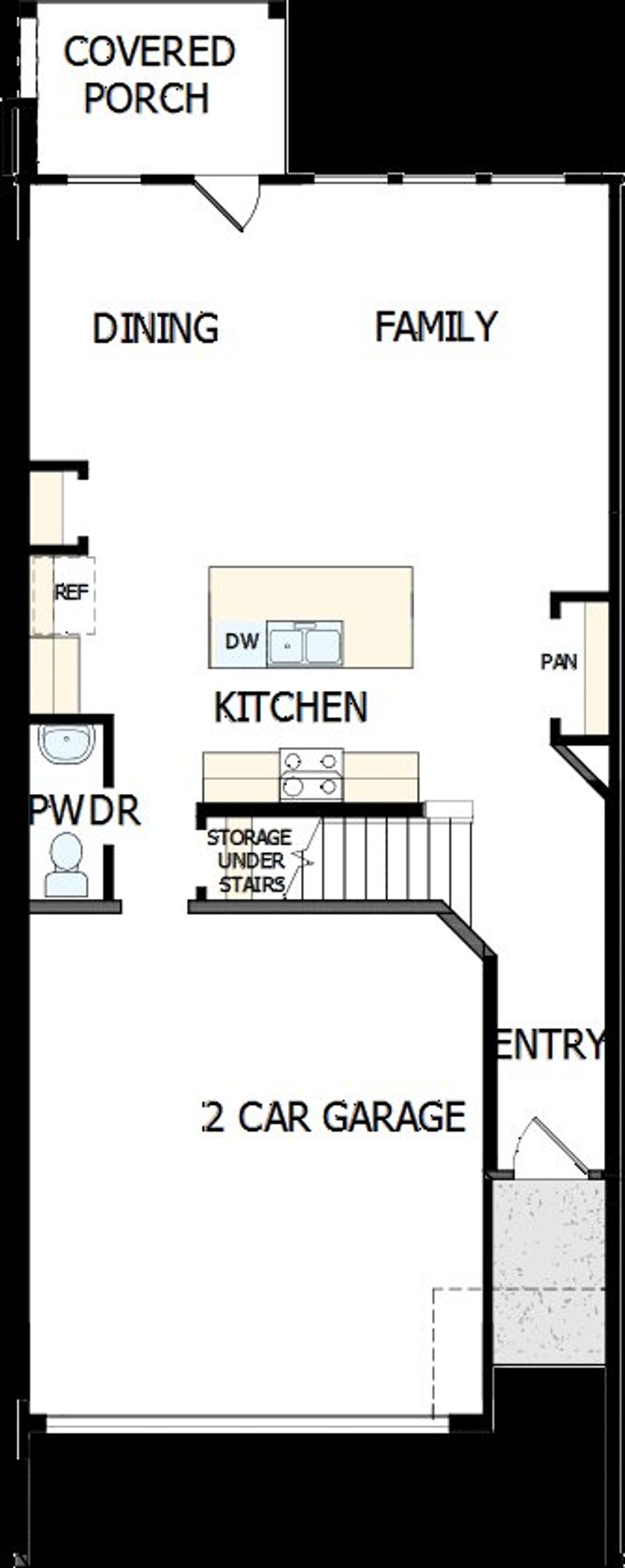 2D floor plan layout of this home in Westview Towns, Waxhaw, NC (Image 2). 2D floor plan layout of this home in Westview Towns, Waxhaw, NC (Image 2).