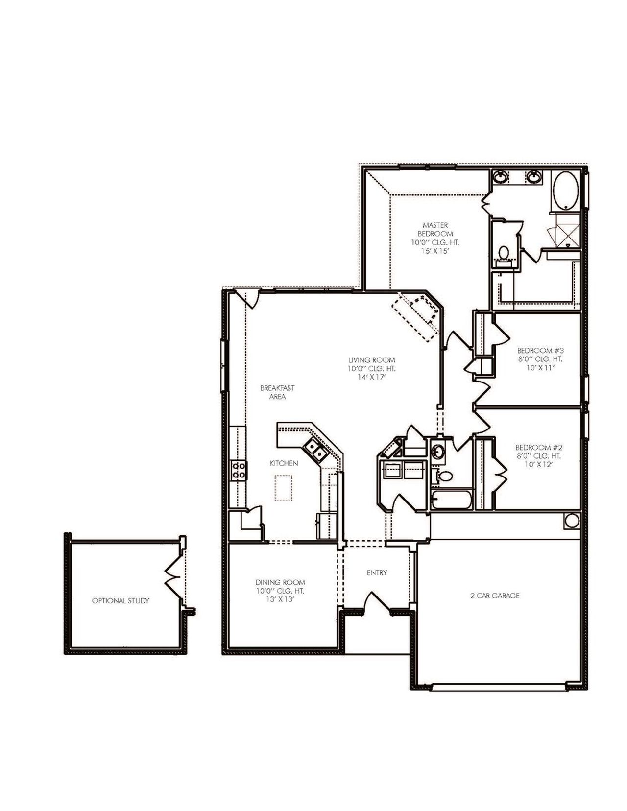2D floor plan layout for the 1881 Lincoln by Century Communities in Town Creek Crossing, Montgomery, TX (Image 2). 2D floor plan layout for the 1881 Lincoln by Century Communities in Town Creek Crossing, Montgomery, TX (Image 2).