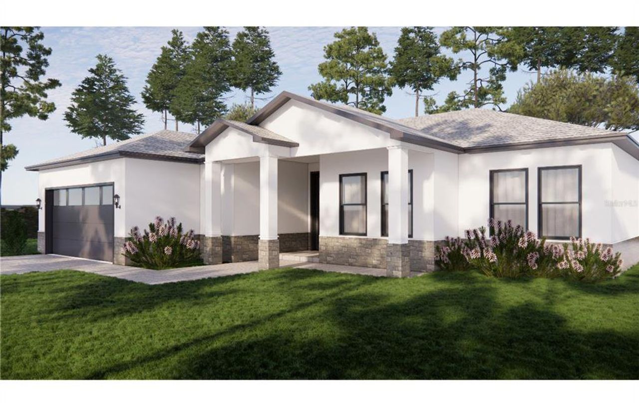 Front exterior of a new home in , Port Charlotte, FL, highlighting curb appeal (Image 2).