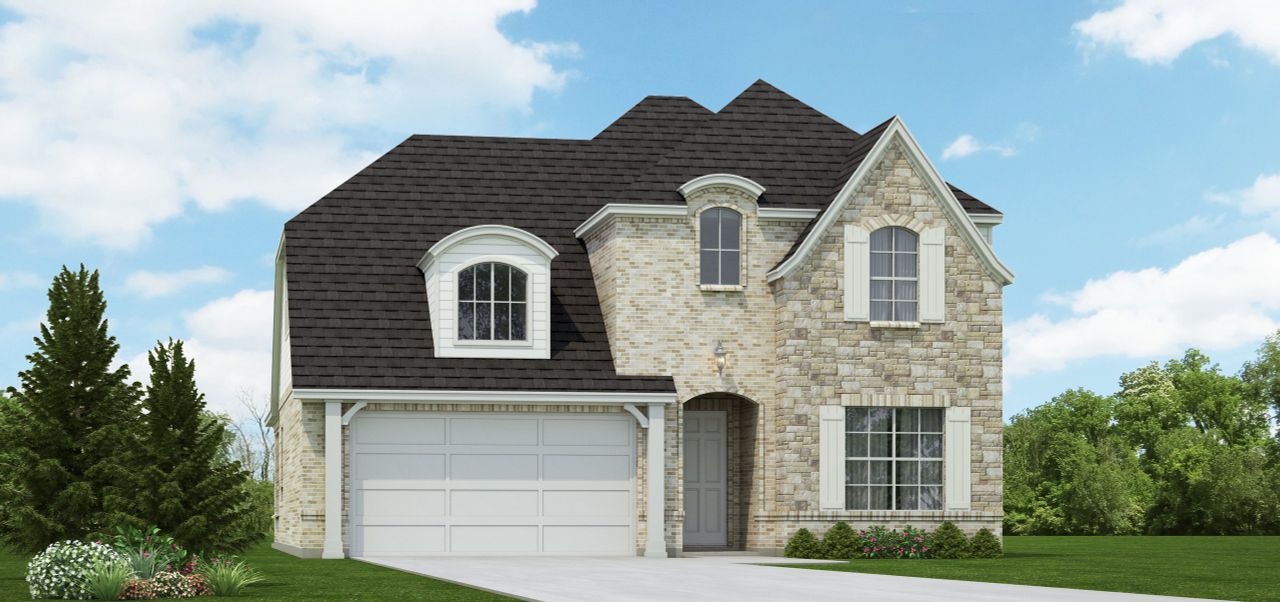 Representative exterior photo of a completed home built from the Addison by Our Country Homes in Lakes of River Trails, Richland Hills, TX (Image 2).