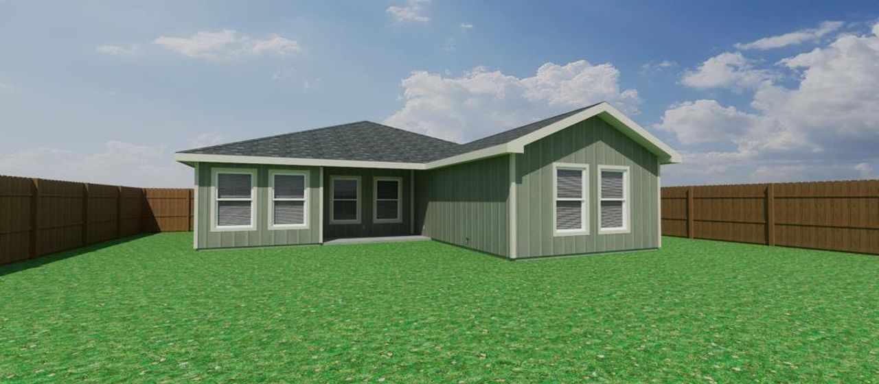 Exterior details and patio area of a home in , Palacios (Image 2).