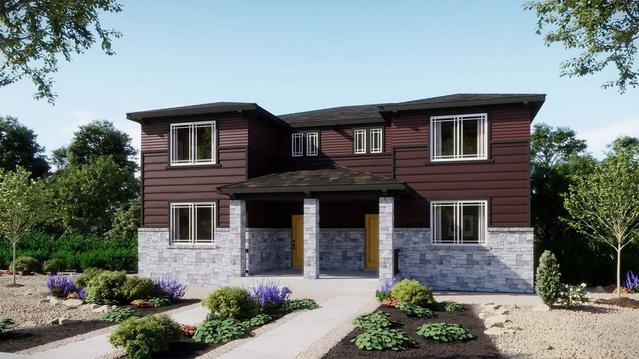 Representative exterior photo of a completed home built from the 2212 by Risewell Homes in Windler, Aurora, CO (Image 2).