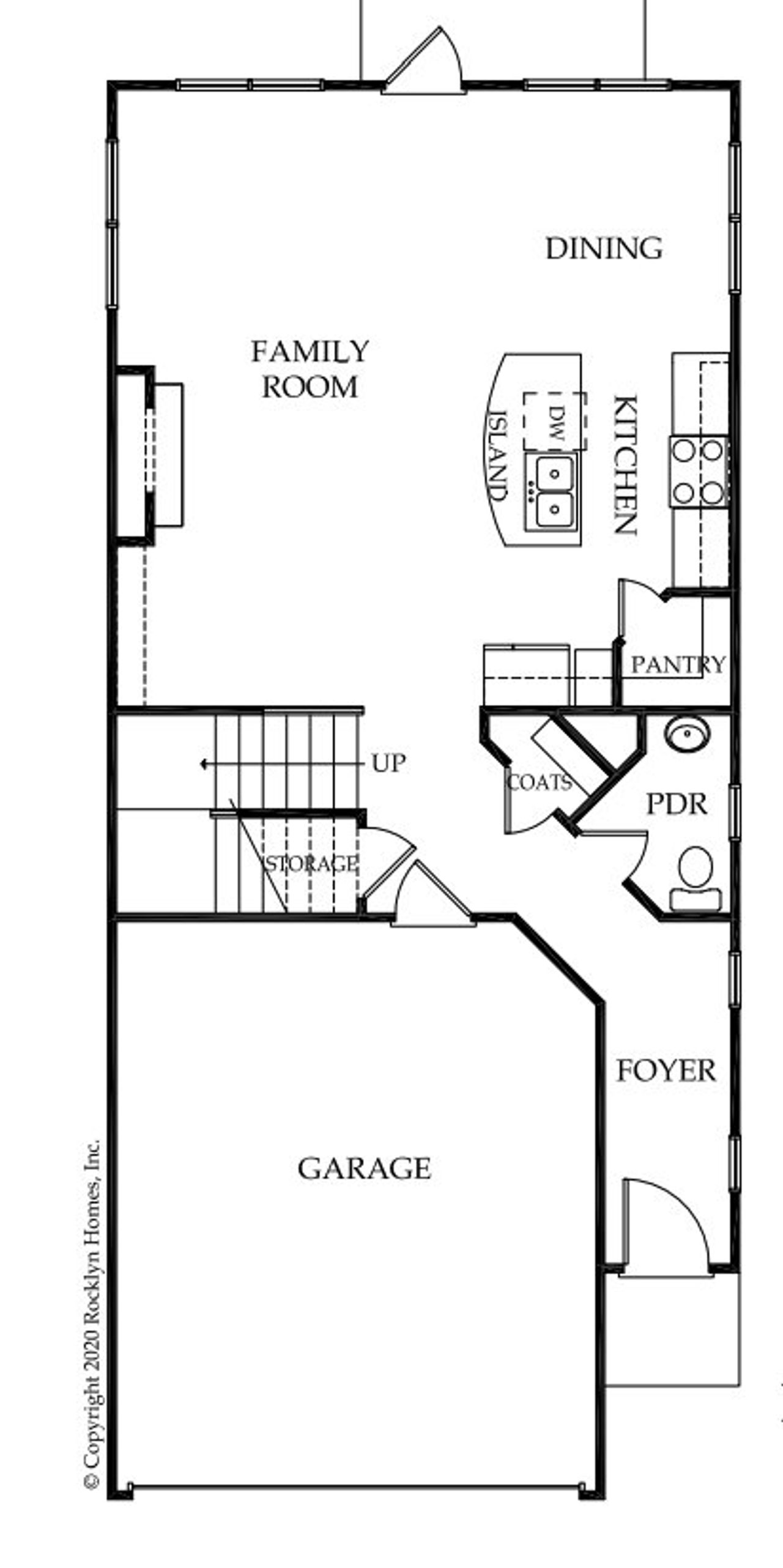 2D floor plan layout for the Crofton by Rocklyn Homes in Shoals Crossing, Conyers, GA (Image 2). 2D floor plan layout for the Crofton by Rocklyn Homes in Shoals Crossing, Conyers, GA (Image 2).