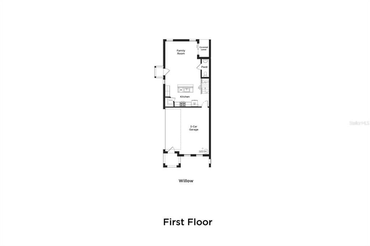 2D floor plan layout of this home in , Brandon, FL (Image 2).