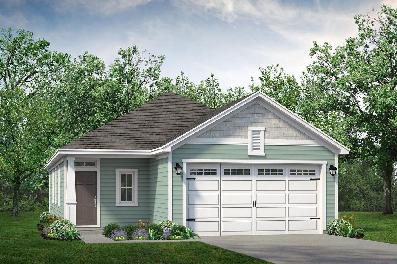 Representative exterior photo of a completed home built from the The Laurel by Chesapeake Homes in Heritage Park at Longs, Longs, SC (Image 2).