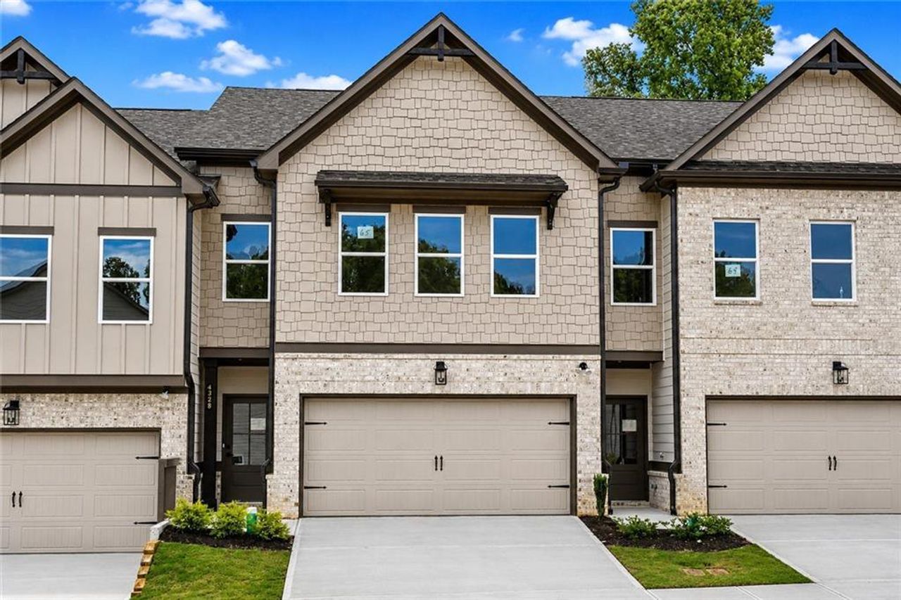 Front exterior of a new home in , Norcross, GA, highlighting curb appeal (Image 2).