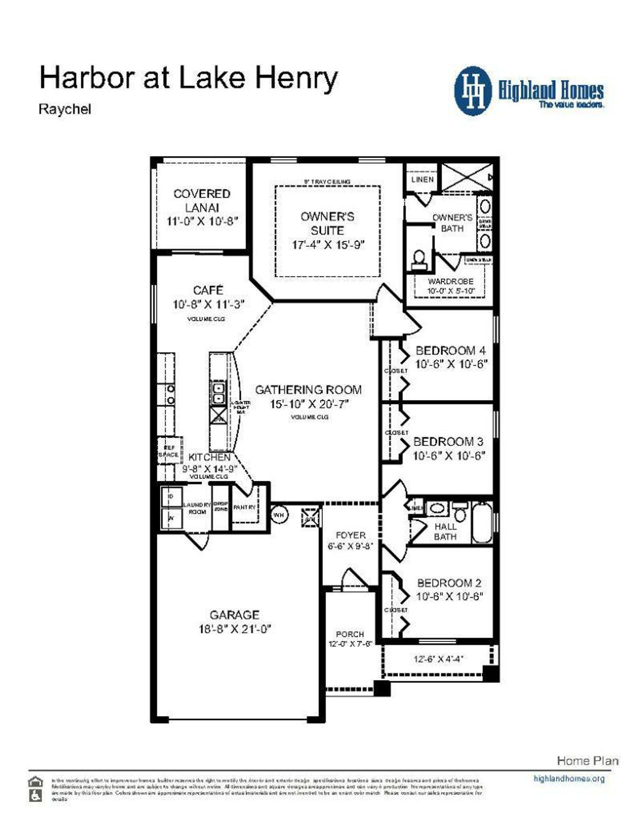 Raychel - Home Layout